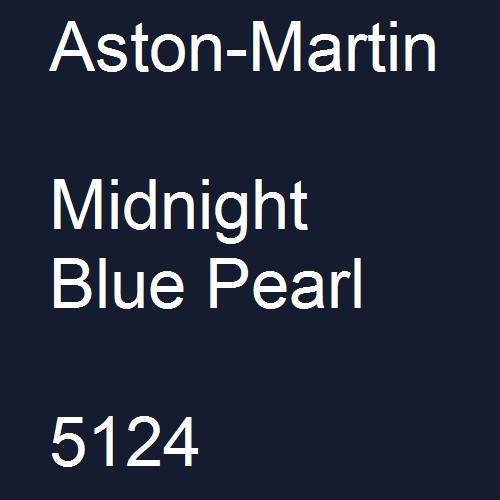 Aston-Martin, Midnight Blue Pearl, 5124.